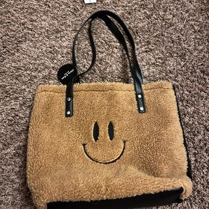 Smiley Face Multi color Bag Tote